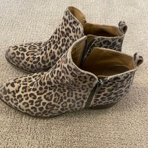 Lucky Brand, designer booties. Gently used. Size 8.